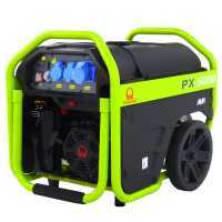 Pramac PX 5000 - Generador de corriente con ruedas y AVR. arranque el&eacute;sctrico 3.8 kW - Continua 3.5 kW Monof&aacute;sica