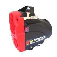Fini Yago 1850 - Compresor de aire el&eacute;ctrico port&aacute;til monof&aacute;sico, sin aceite - Motor 1,5 HP
