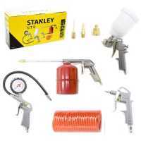 Kit accesorios neum&aacute;ticos para compresor 8 piezas - Stanley