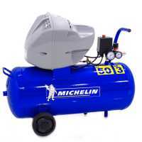 Michelin MB 50 6000 U - Compresor de aire el&eacute;ctrico con ruedas - Motor 3 HP - 50 l - aire comprimido