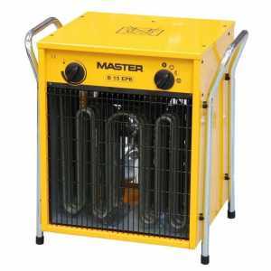 Generador el&eacute;ctrico trif&aacute;sico de aire caliente con ventilador Master B 15EPB
