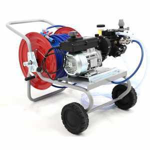 Motobomba fumigadora el&eacute;ctrica con carro Comet APS 31 con motor el&eacute;ctrico
