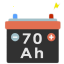 Batería de 70 Ah (70 amperios)