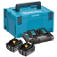 Kit Energy MAKITA 2 Baterías 18V 5ah - Maleta